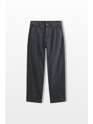 vans ανδρικό γκρι chino loose side panel trousers
