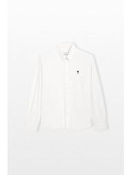 ami paris ανδρικό λευκό oxford shirt