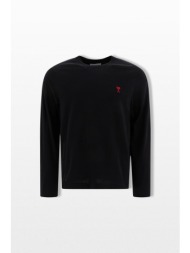 ami paris ανδρικό μαύρο long sleeved top