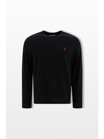 ami paris ανδρικό μαύρο long sleeved top
