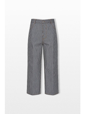 ami paris ανδρικό πολύχρωμο striped denim jeans