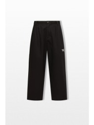 moncler ανδρικό μαύρο x fragment cotton gabardine trousers