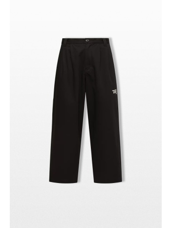 moncler ανδρικό μαύρο x fragment cotton gabardine trousers