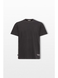 moncler ανδρικό μαύρο x fragment logo cotton t-shirt
