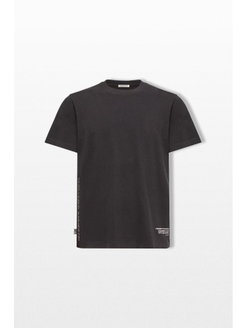 moncler ανδρικό μαύρο x fragment logo cotton t-shirt