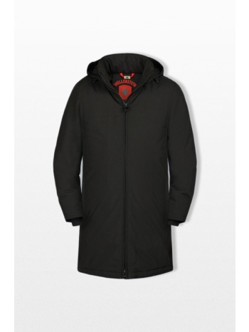 wellensteyn ανδρικό μαύρο serpentine long jacket