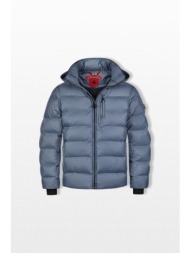 wellensteyn ανδρικό μπλε blackbird short puffer jacket