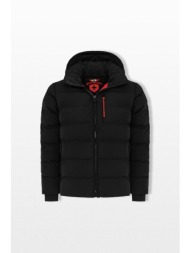 wellensteyn ανδρικό μαύρο blackbird short puffer jacket