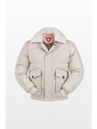 wellensteyn ανδρικό μπεζ saphire puffer jacket