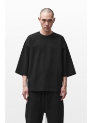 thom krom ανδρικό μαύρο t-shirt m ts 1000