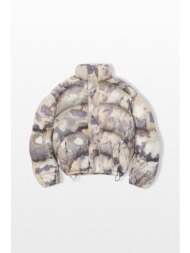 represent ανδρικό χακί riot puffer jacket