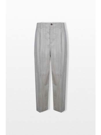 golden goose ανδρικό μπεζ wool blend trousers