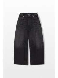 balenciaga ανδρικό μαύρο curved jeans