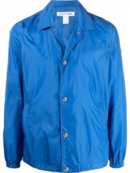 ανδρικό μπλε face-print shirt jacket comme des garçons shirt