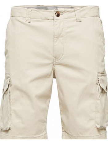 ανδρικό μπεζ cargo shorts/beige selected homme σε προσφορά
