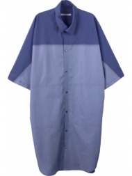ανδρικό μωβ shortsleeved maxi shirt barbara alan