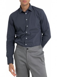 ανδρικό γκρι long-sleeve shirt/grey sartoria monk