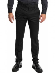 ανδρικό μαύρο straight-leg tailored trousers/black z zegna