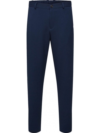 ανδρικό μπλε straight-leg trousers selected homme σε προσφορά