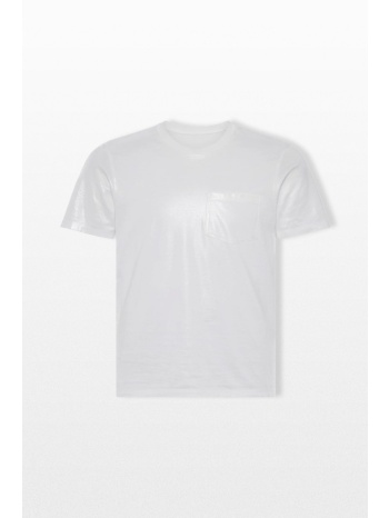 maison margiela ανδρικό λευκό cotton jersey t-shirt