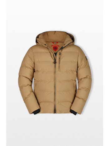 wellensteyn ανδρικό μπεζ blackbird short puffer jacket