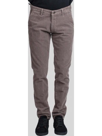ανδρικό καφέ brown fustian casual pants four ten σε προσφορά