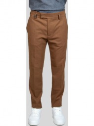 ανδρικό καφέ light wool trousers brown hosio