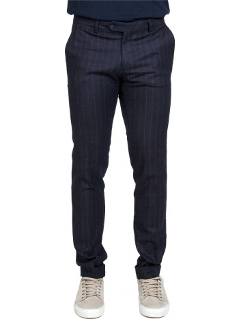 ανδρικό μπλε striped casual trousers exibit σε προσφορά