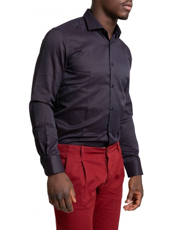 ανδρικό μπορντό patterned jacquard shirt mircam σε προσφορά