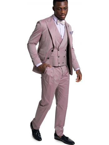 ανδρικό ροζ tailored two-piece suit/pink pasini σε προσφορά