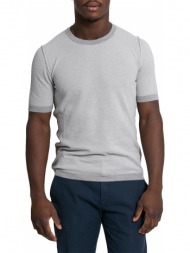 ανδρικό γκρι grey short-sleeved jumper 39masq