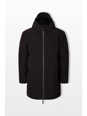 selected homme ανδρικό μαύρο waterproof coat