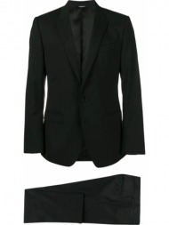 ανδρικό μαύρο fitted formal suit dolce & gabbana