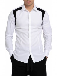 ανδρικό λευκό classic collar shirt neil barrett