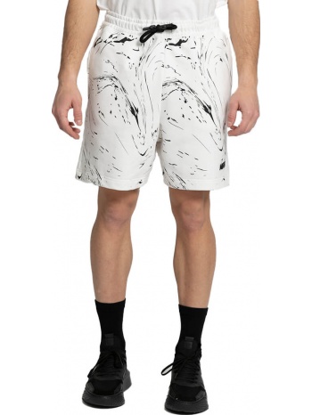 ανδρικό λευκό logo print shorts mira σε προσφορά