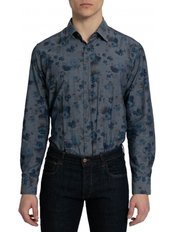 ανδρικό πολύχρωμο floral print shirt mircam σε προσφορά