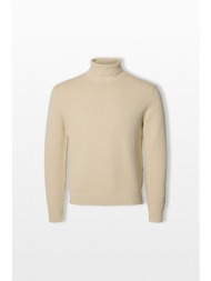 selected homme ανδρικό μπεζ turtleneck top