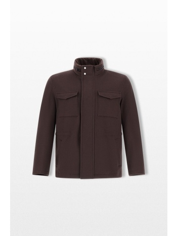 herno ανδρικό καφέ field coat