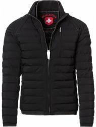 ανδρικό μαύρο knitted collar jacket wellensteyn
