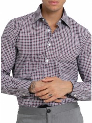 ανδρικό κόκκινο floral print shirt/bordeaux sartoria monk