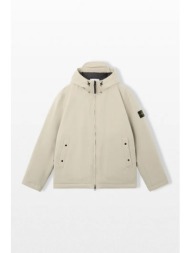 stone island ανδρικό μπεζ hooded jacket