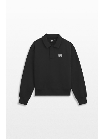 vans ανδρικό μαύρο polo fleece pullover