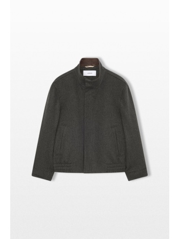 lardini ανδρικό γκρι wool jacket