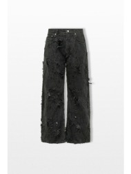 represent ανδρικό μαύρο anarchy denim jeans