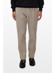 be able ανδρικό χακί riccardo pleated trousers