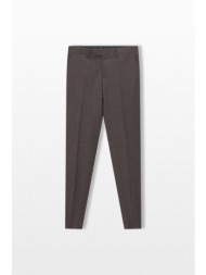 lardini ανδρικό καφέ cnlyon wool trousers