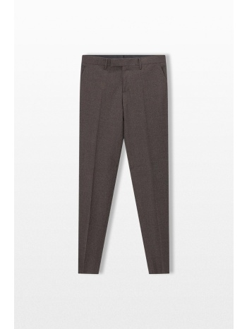 lardini ανδρικό καφέ cnlyon wool trousers