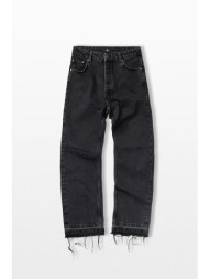 represent ανδρικό μαύρο heaton denim jeans