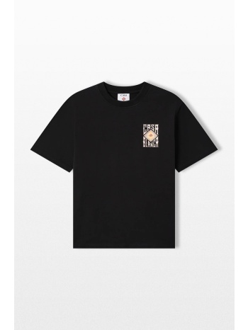 casablanca ανδρικό μαύρο hermons mirage graphic t-shirt