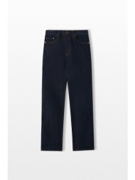 casablanca ανδρικό μπλε raw denim straight-leg jeans